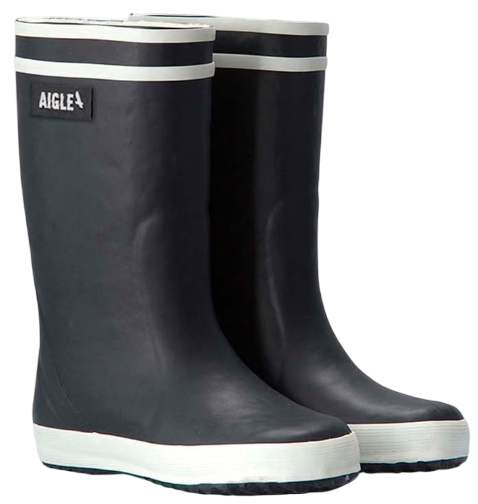 Сапоги детские Aigle Lolly Pop Fur 2 Marine - Фото 3 большая