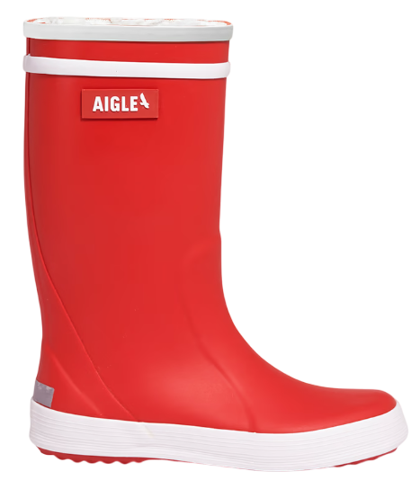 Сапоги детские Aigle Lolly Pop Fur 2 Rouge - Фото 1 большая