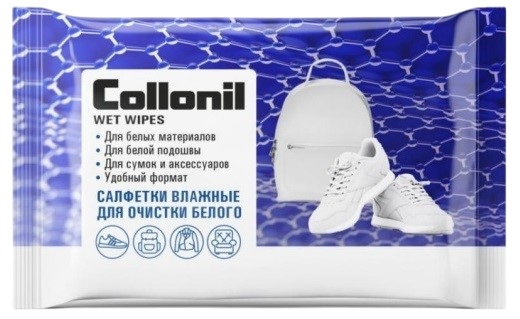 Салфетки влажные Collonil №15 для белого - Фото 1 большая