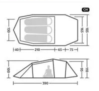 Палатка Naturehike Opalus Ultralight 3 Olive Green - Фото 11 большая