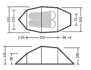 Палатка Naturehike Daban Double Snow White - Фото 7 большая