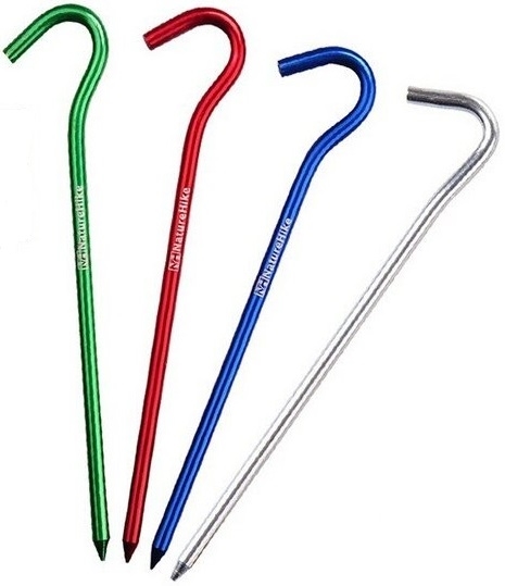 Колышки Naturehike Tent aluminum (8 шт) Multi - Фото 1 большая