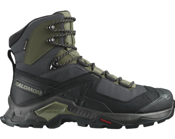 Ботинки мужские Salomon Quest Element Gtx Black/Deep Lichen Green/Olive Night - Фото 1 большая