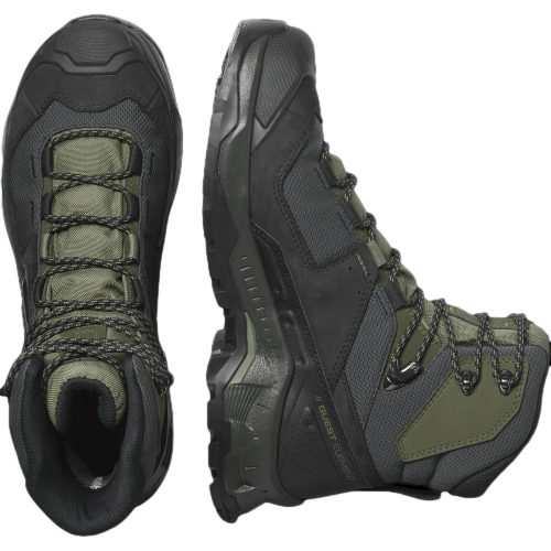 Ботинки мужские Salomon Quest Element Gtx Black/Deep Lichen Green/Olive Night - Фото 6 большая
