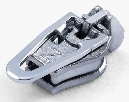 Бегунок для молнии ZlideOn 2022 Narrow Zipper XS Silver - Фото 3 большая