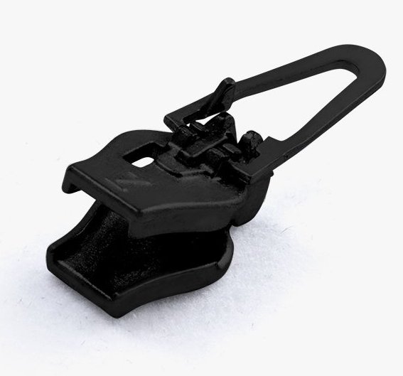 Бегунок для молнии ZlideOn 2022 Metal & Plastic Zipper XS Black - Фото 2 большая