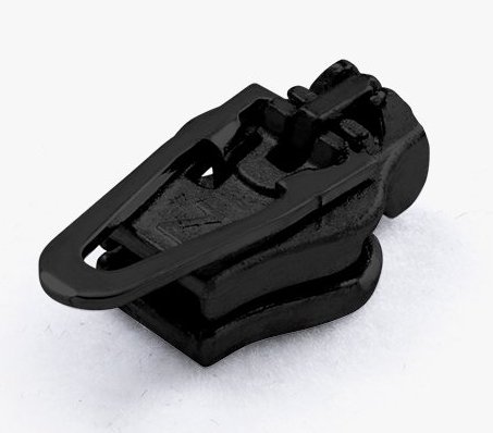 Бегунок для молнии ZlideOn 2022 Metal & Plastic Zipper XS Black - Фото 3 большая
