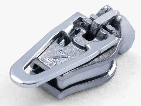 Бегунок для молнии ZlideOn 2022 Narrow Zipper M Silver - Фото 3 большая