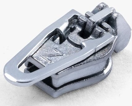 Бегунок для молнии ZlideOn 2022 Narrow Zipper S Silver - Фото 3 большая