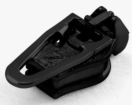 Бегунок для молнии ZlideOn 2022 Narrow Zipper S Black - Фото 3 большая