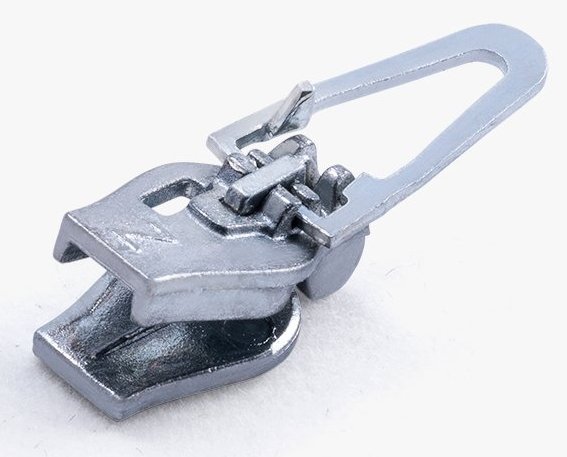 Бегунок для молнии ZlideOn 2022 Narrow Zipper XXS Silver - Фото 2 большая