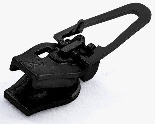Бегунок для молнии ZlideOn 2022 Narrow Zipper XXS Black - Фото 2 большая