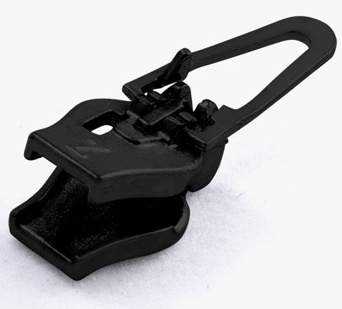Бегунок для молнии ZlideOn 2022 Metal & Plastic Zipper XXS Black - Фото 2 большая