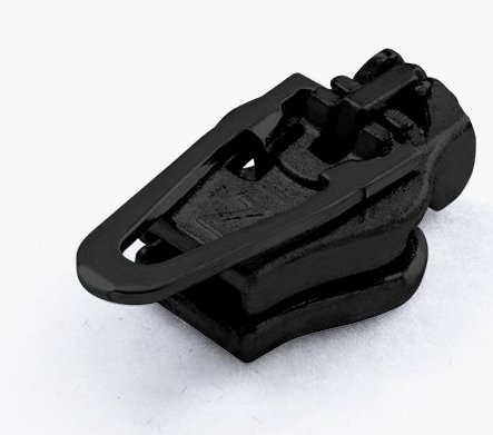 Бегунок для молнии ZlideOn 2022 Metal & Plastic Zipper XXS Black - Фото 3 большая