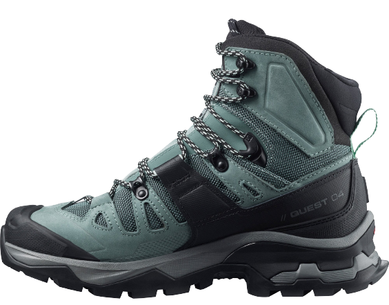 Ботинки женские Salomon Quest 4 Gtx Slate/Trooper/Opal Blue - Фото 4 большая