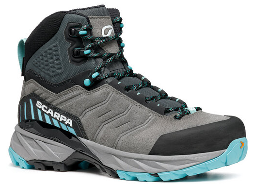 Ботинки женские Scarpa Rush Trek Gtx Midgray/Aqua - Фото 2 большая
