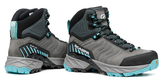 Ботинки женские Scarpa Rush Trek Gtx Midgray/Aqua - Фото 7 большая