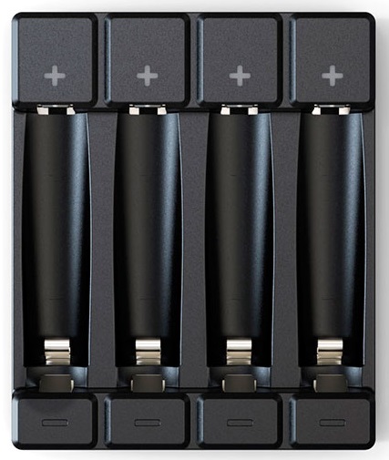 Комплект Soshine ЗУ Chocolate + 4 шт АА 1,5В, 2200мАч Li-Ion - Фото 3 большая