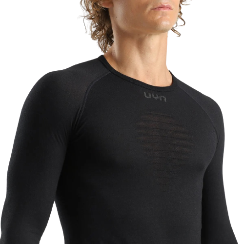 Лонгслив мужской UYN Energyon Biotech Uw Black - Фото 4 большая