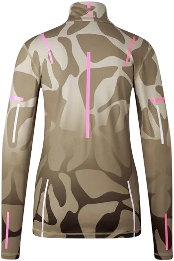 Лонгслив женский Bogner Fire+Ice Ilvy3 Brown/Beige - Фото 2 большая