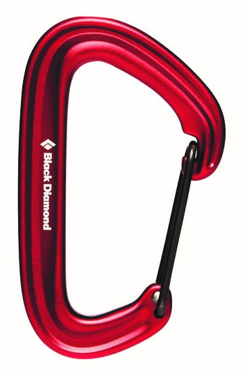 Карабин Black Diamond Litewire Red - Фото 1 большая