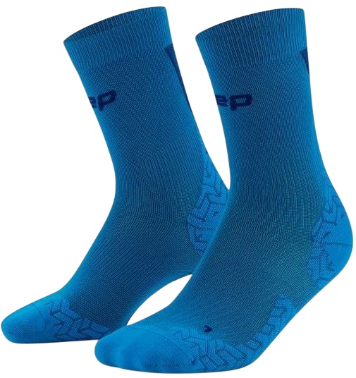 Носки женские CEP C2UUW Core Run Ultralight Mid Cut 4.0 Blue/Dark Blue - Фото 3 большая
