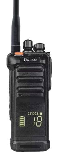 Портативная радиостанция Байкал 77 Чёрный - Фото 1 большая