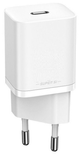 Зарядное устройство Baseus CCSUP-J02 Super Si Quick Charger White - Фото 1 большая