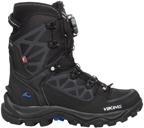 Ботинки Viking Constrictor 3 High WP Boa Black/Silver - Фото 1 большая