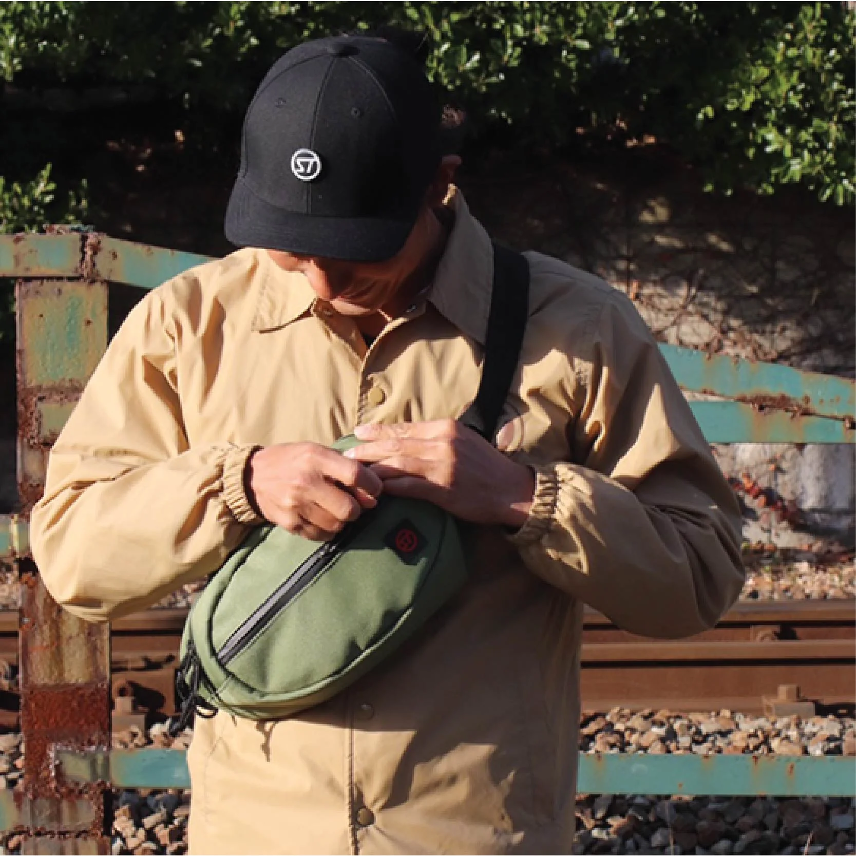 Сумка на пояс Stream Trail Oval 5 Olive - Фото 5 большая