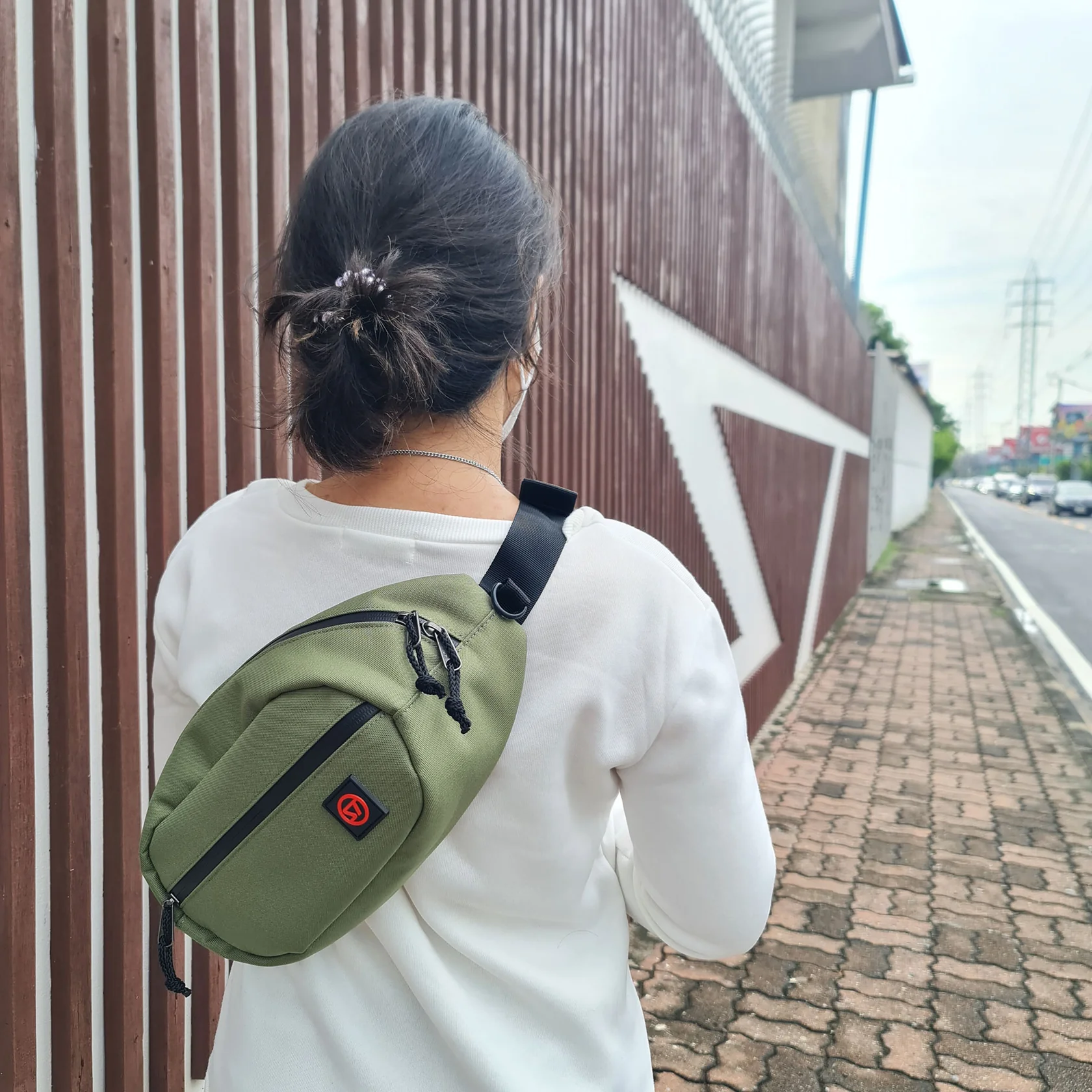 Сумка на пояс Stream Trail Oval 5 Olive - Фото 7 большая