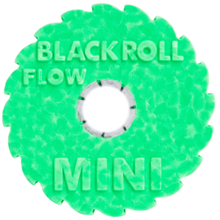 Массажный мини-ролл Blackroll Mini Flow 15 см Зеленый - Фото 2 большая