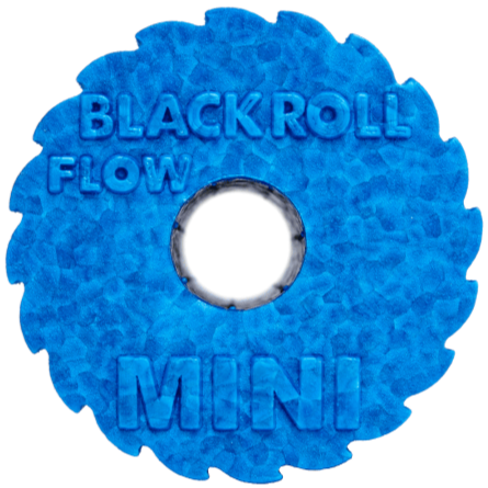 Массажный мини-ролл Blackroll Mini Flow 15 см Синий - Фото 3 большая