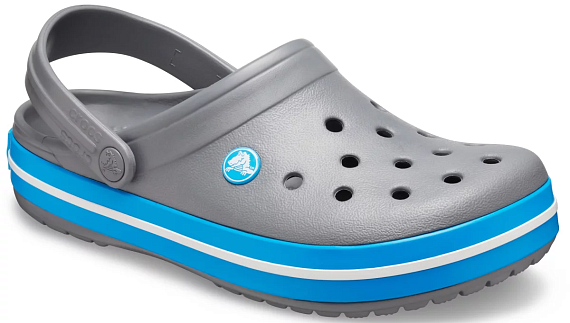 Сандалии Crocs Crocband Dark Grey - Фото 2 большая