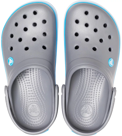 Сандалии Crocs Crocband Dark Grey - Фото 3 большая