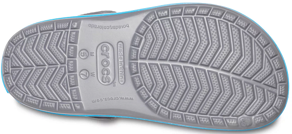 Сандалии Crocs Crocband Dark Grey - Фото 4 большая