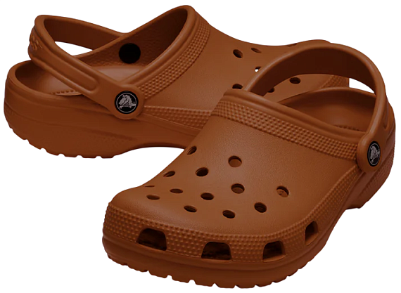 Сандалии Crocs Classic Clog Cognac - Фото 2 большая