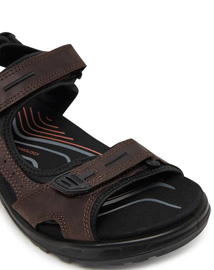 Сандалии мужские ECCO Offroad Темно-Коричневый - Фото 6 большая