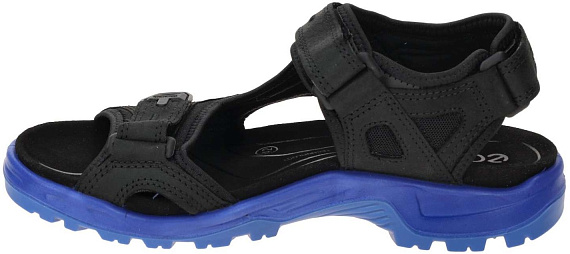 Сандалии мужские ECCO Offroad Черный/Синий - Фото 3 большая