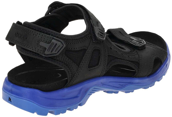 Сандалии мужские ECCO Offroad Черный/Синий - Фото 4 большая