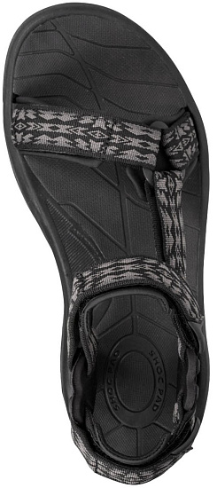 Сандалии мужские Teva Terra FI Lite Rambler Black - Фото 2 большая