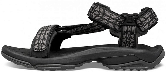 Сандалии мужские Teva Terra FI Lite Rambler Black - Фото 4 большая