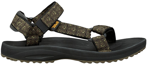 Сандалии мужские Teva Winsted Bamboo Dark Olive - Фото 1 большая