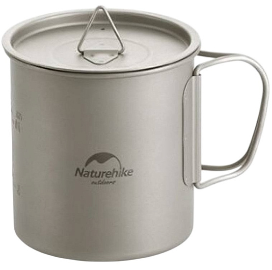 Чашка с крышкой Naturehike 20Cj Titanium 300 - Фото 1 большая