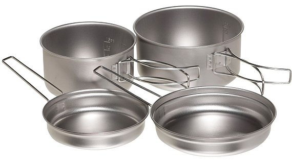 Набор посуды Snow Peak Compact Titanium - Фото 2 большая