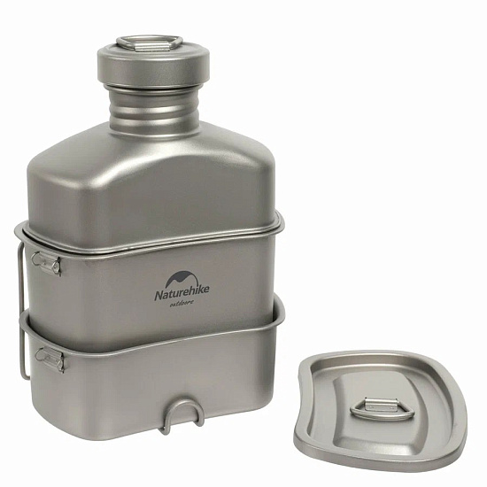 Набор посуды Naturehike Cooking Set Titanium - Фото 12 большая