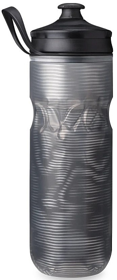 Бутылка HydraPak Polar Sport Pulse 0,6L Чёрный - Фото 2 большая