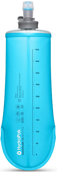 Фляга HydraPak PocketFlask 0,5L Голубой - Фото 3 большая