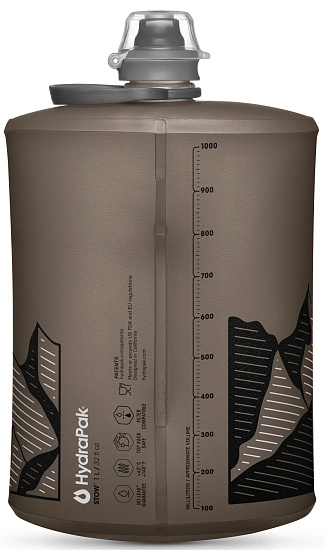 Фляга HydraPak Stow 1L Серый - Фото 3 большая