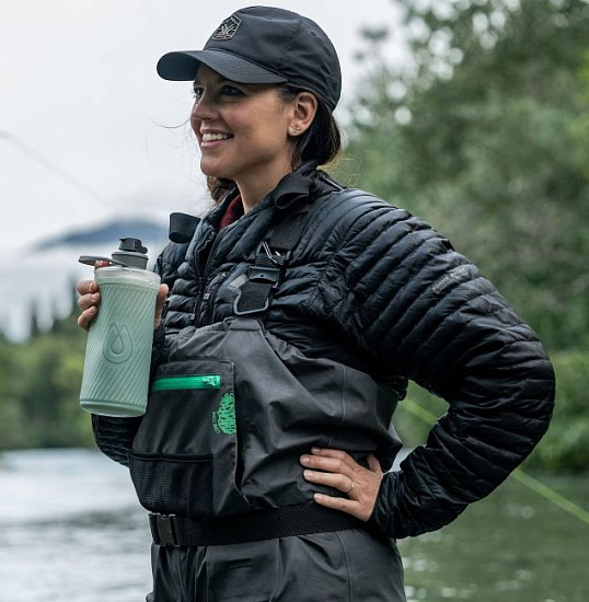 Бутылка HydraPak Flux 1L Зелёный - Фото 5 большая